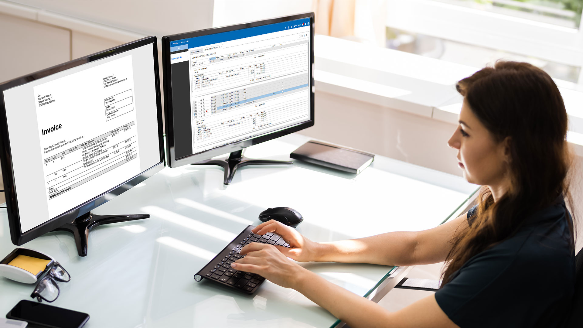 logiciel de comptabilité et application comptable